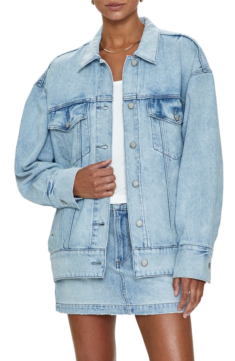 Pistola Dries Denim Trucker Jacket, Main, color, 