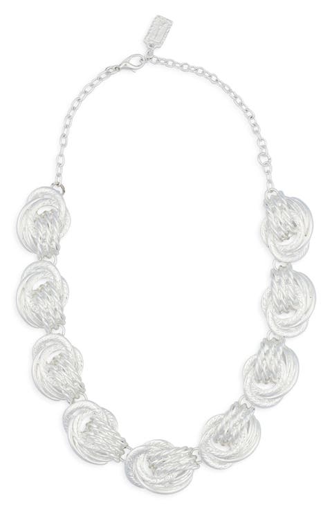 Knot Link Collar Necklace