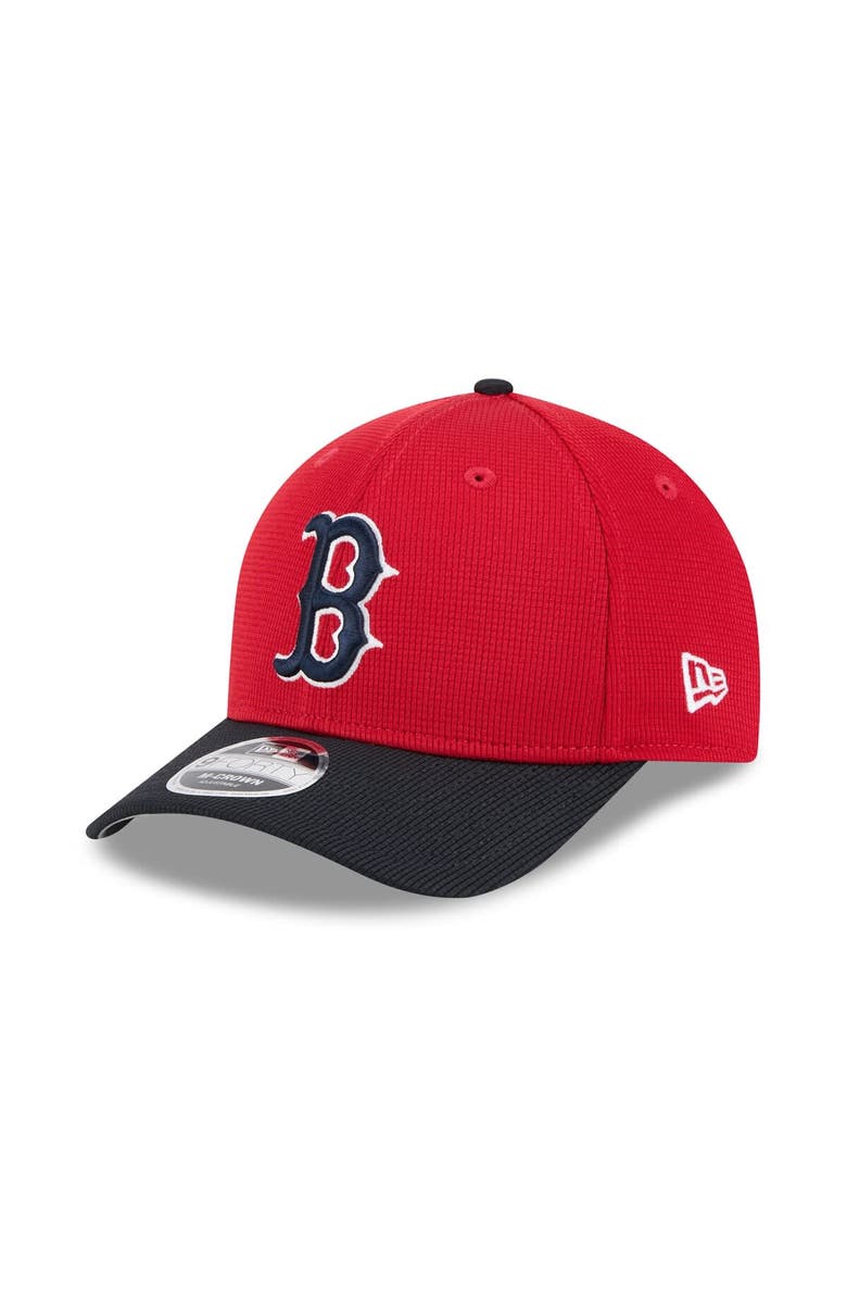 New Era Men's New Era Red/Black Boston Red Sox 2025 Batting Practice 9FORTY M-Crown Adjustable Hat, Main, color,