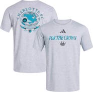 adidas Men's adidas Heather Gray Charlotte FC World Pitch T-Shirt