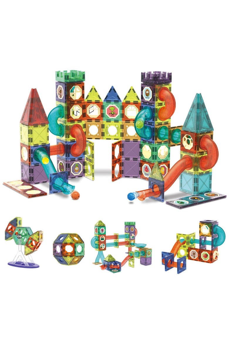 Marble Run Blocks, Alternate, color, Multi Colour
