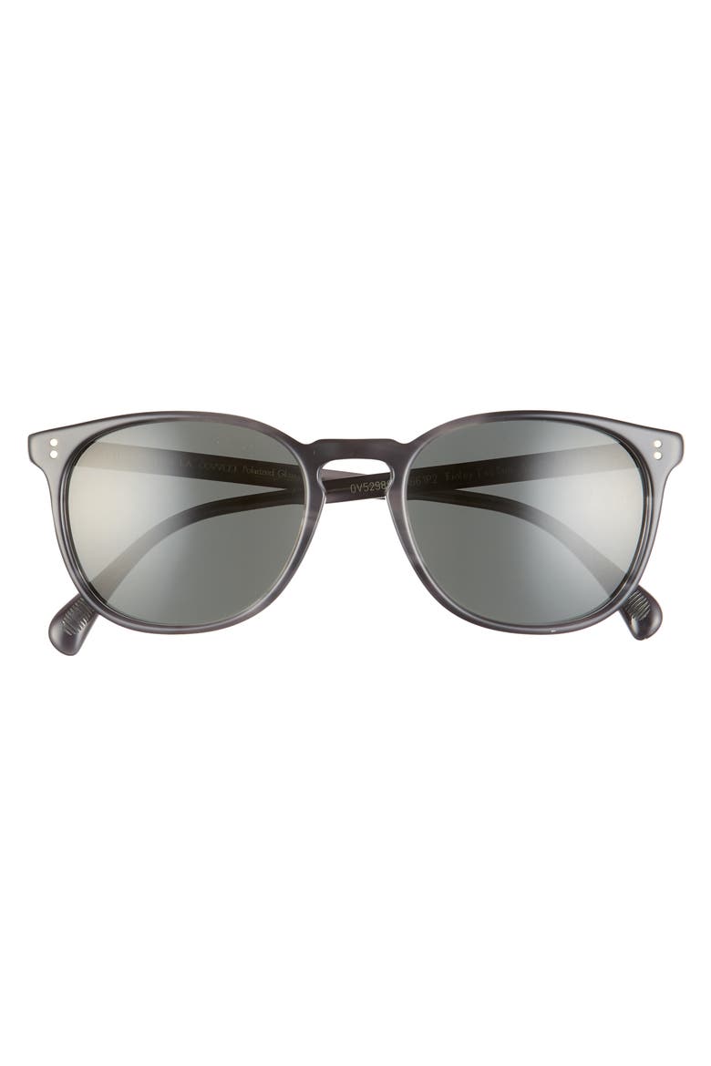 Finely 53mm Round Sunglasses, Alternate, color, CHARCOAL TORTOISE