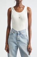 Saint Laurent Debardeur Embroidered Tank
