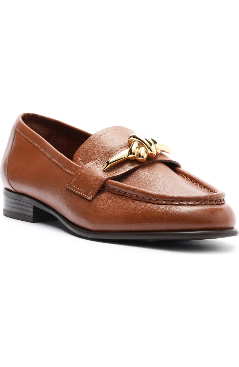 Arezzo Claudia Loafer, Main, color, Winter Cognac