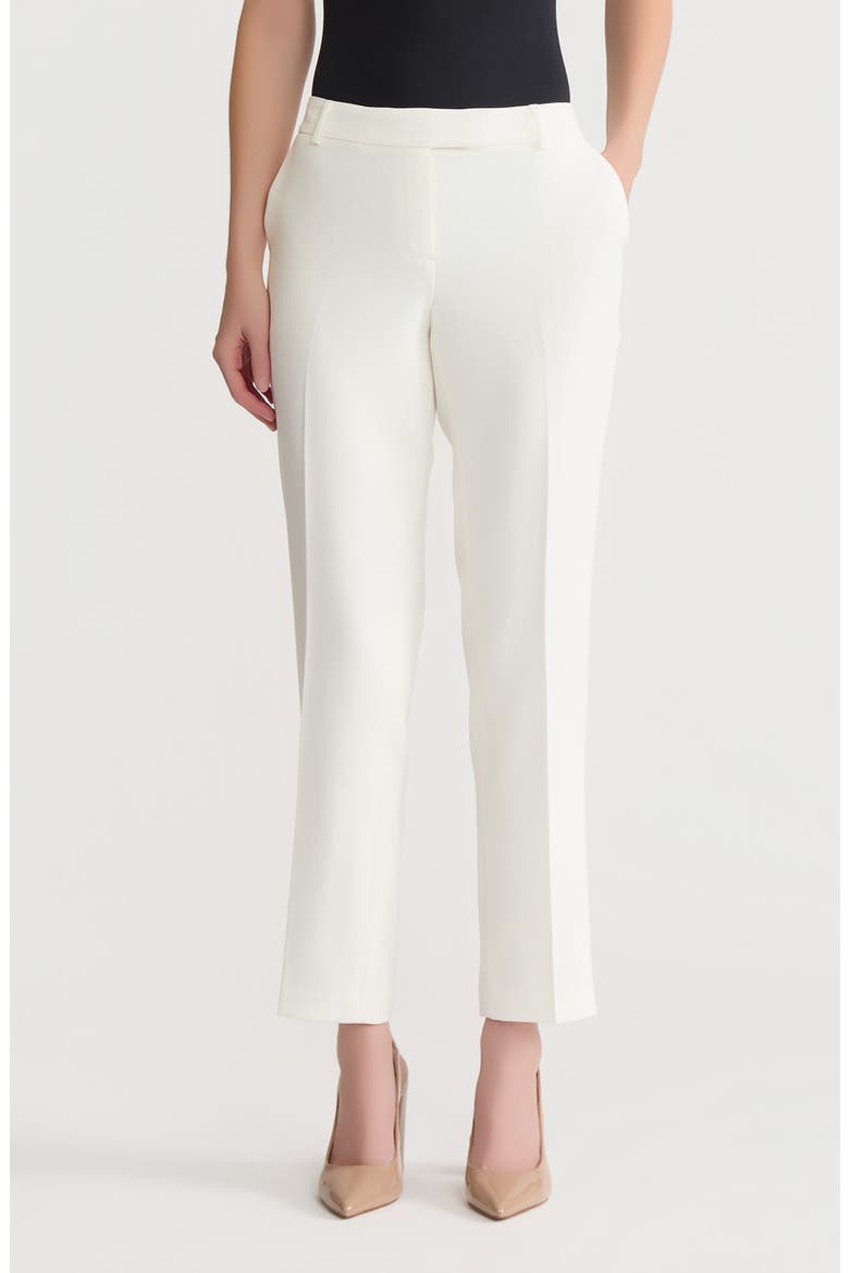Flat Front Straight Leg Pants, Main, color, VANILLA ICE
