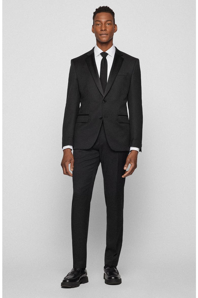 Genius Tuxedo Pants, Alternate, color, BLACK