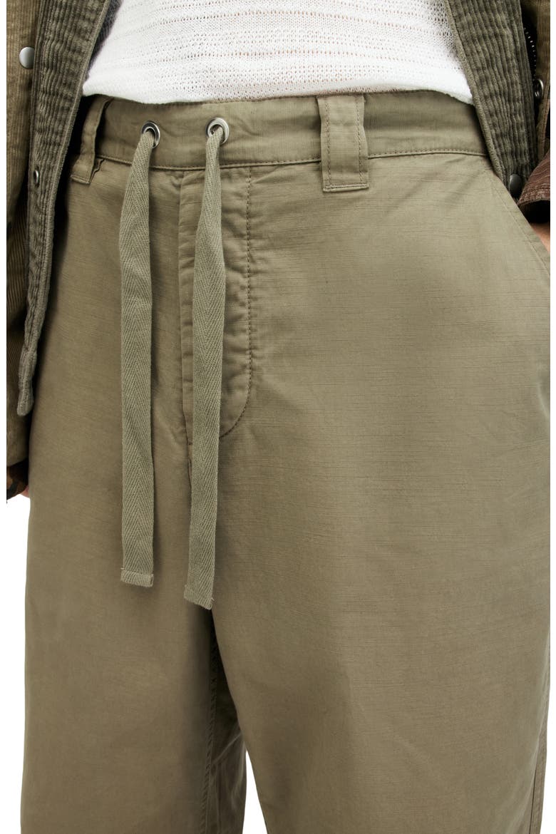 Buck Stretch Twill Drawstring Pants, Alternate, color, MILITARY GREEN