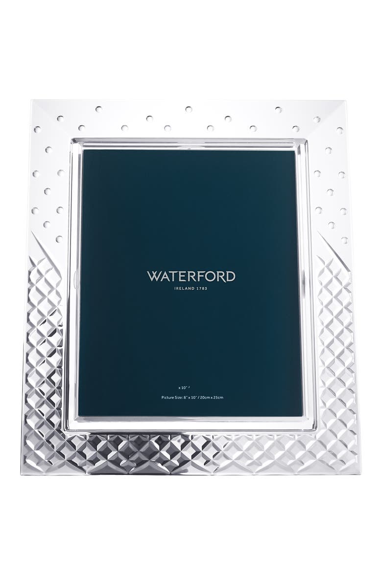 Celebrations Lead Crystal Picture Frame, Main, color, NO COLOR
