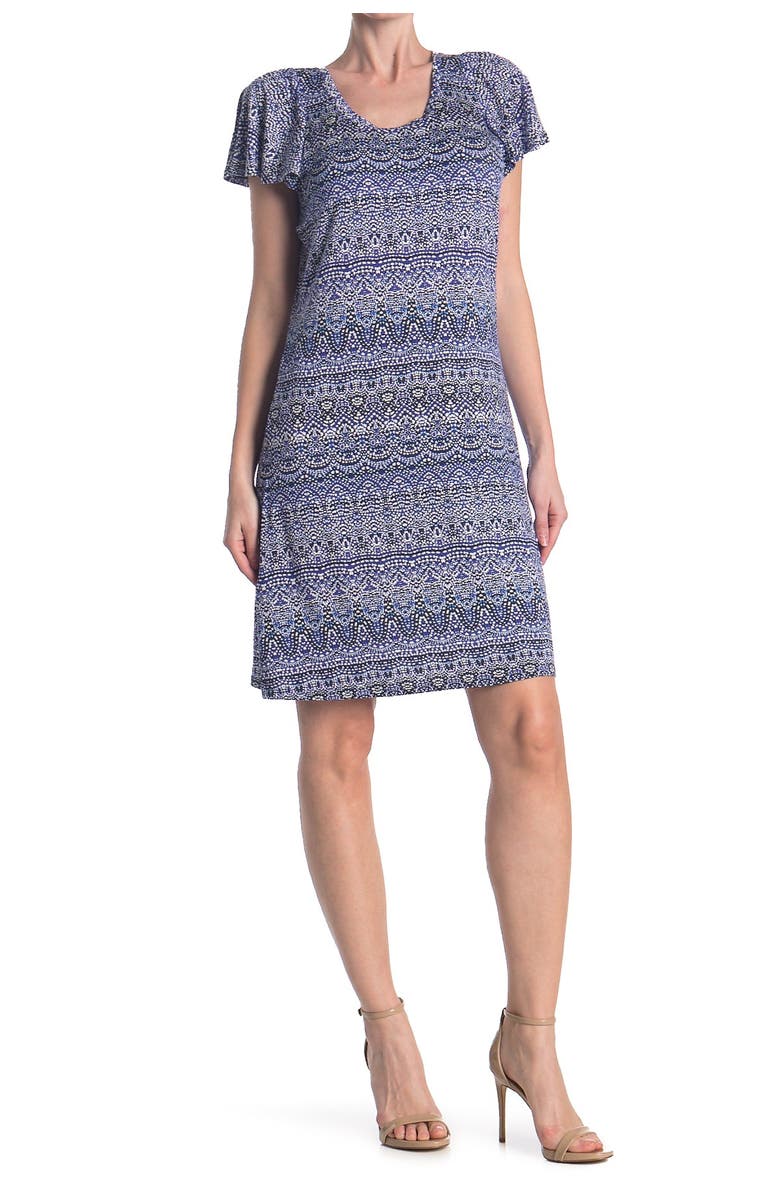 Tommy Bahama Lavasa Dotsa Flutter Dress, Main, color, 