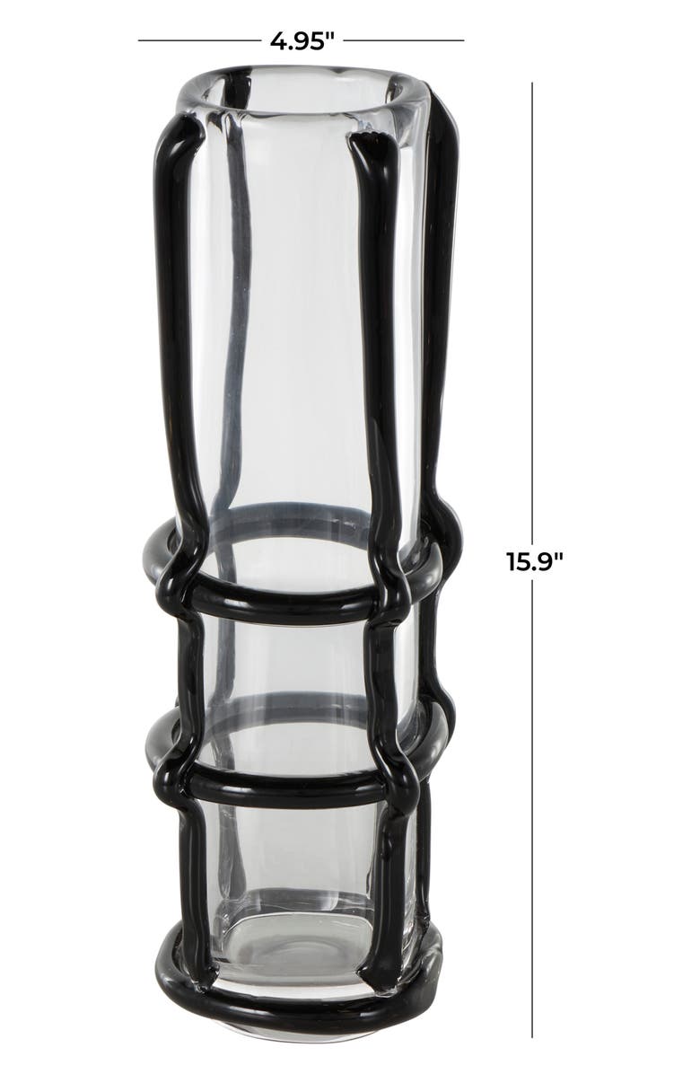 VIVIAN LUNE HOME Recycled Glass Vase, Alternate, color,