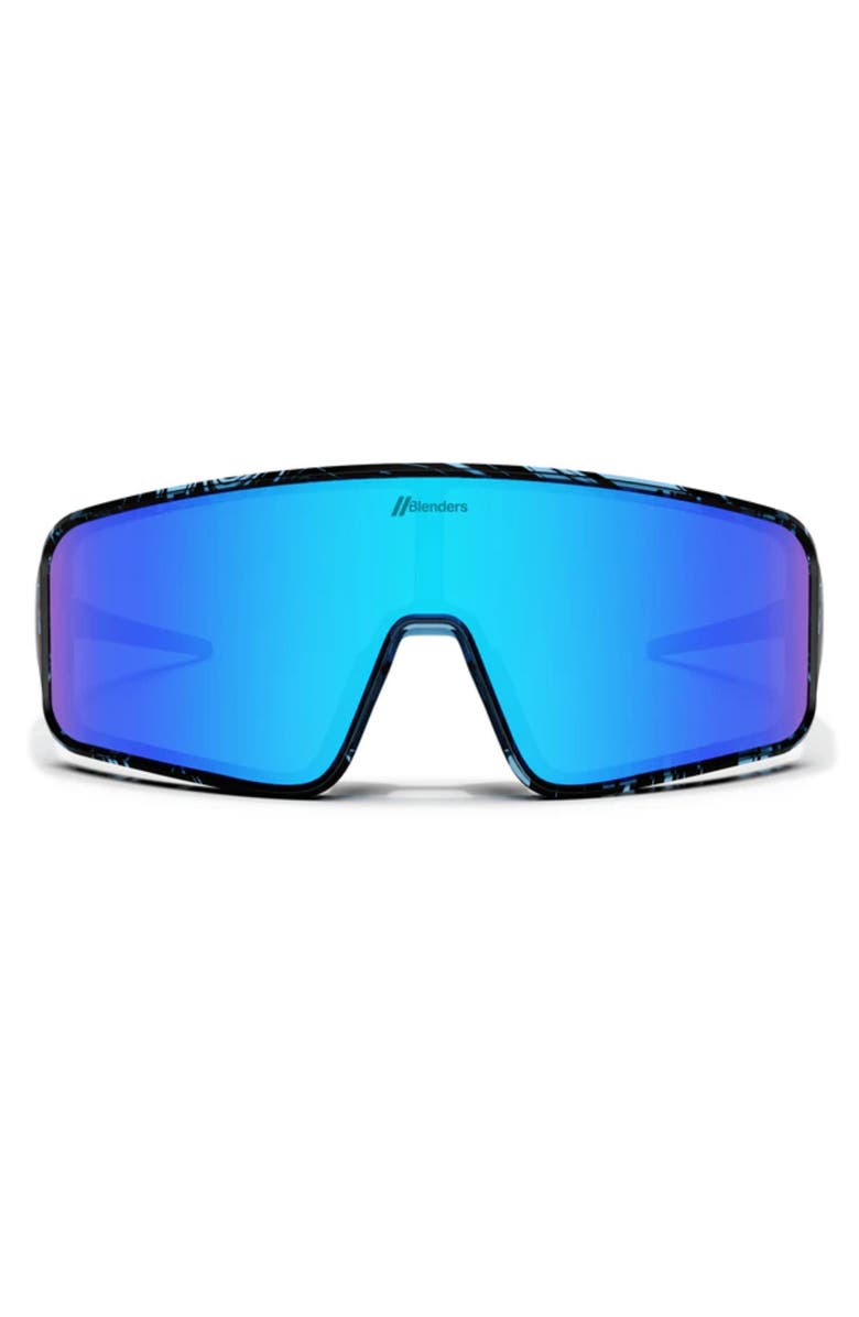 Blenders Eyewear Eclipse 99mm Polarized Shield Sunglasses, Main, color, 