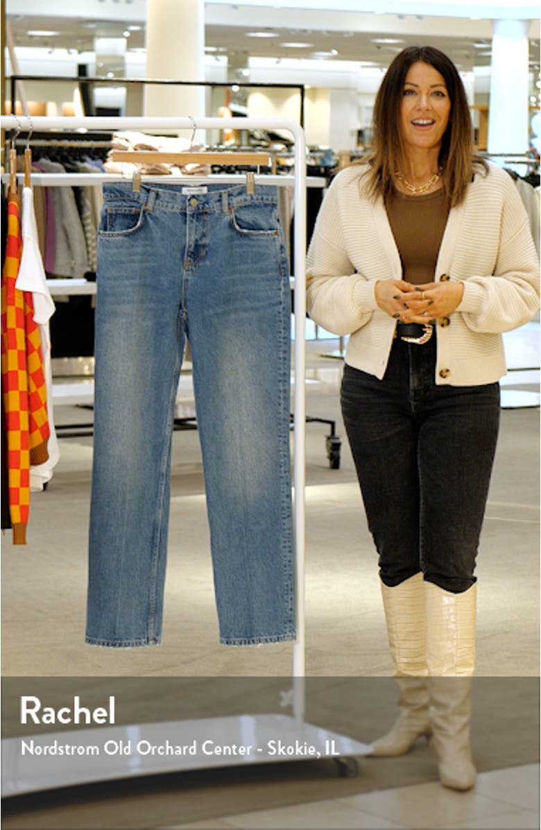 Addison Low Rise Relaxed Straight Leg Jeans, sales video thumbnail