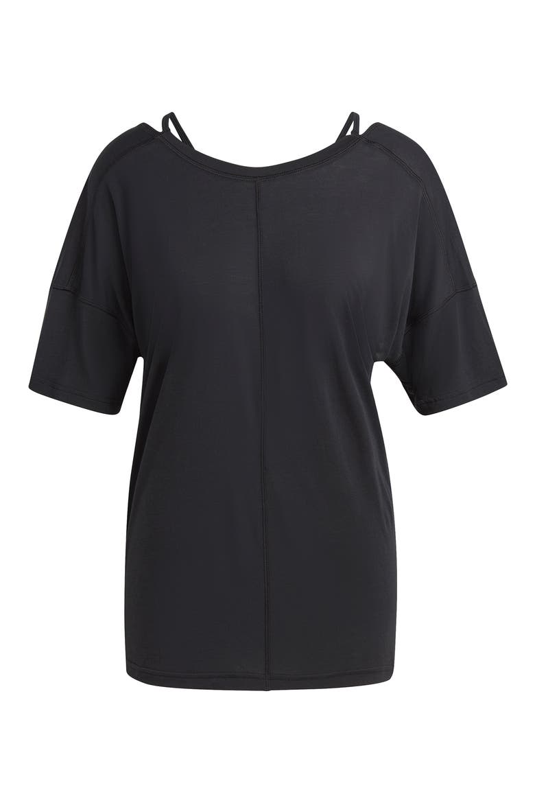 Yoga Studio T-Shirt, Alternate, color, BLACK