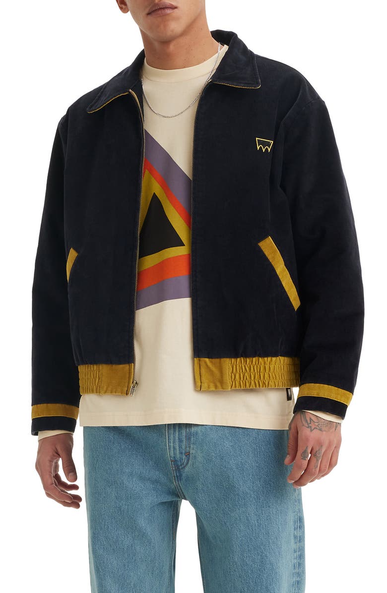 Levi's<sup>®</sup> Skate Quilted Corduroy Varsity Jacket, Main, color, 