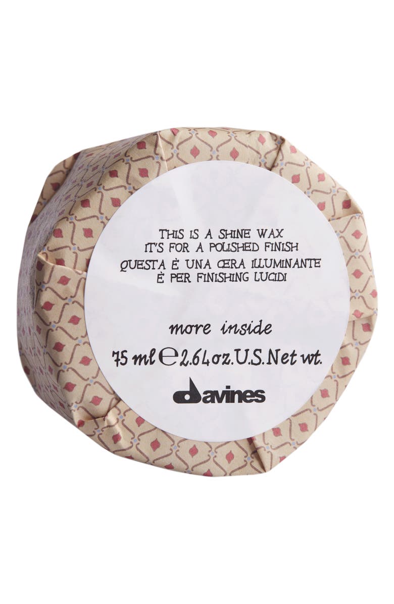 Davines This is a Shine Styling Wax, Main, color, 