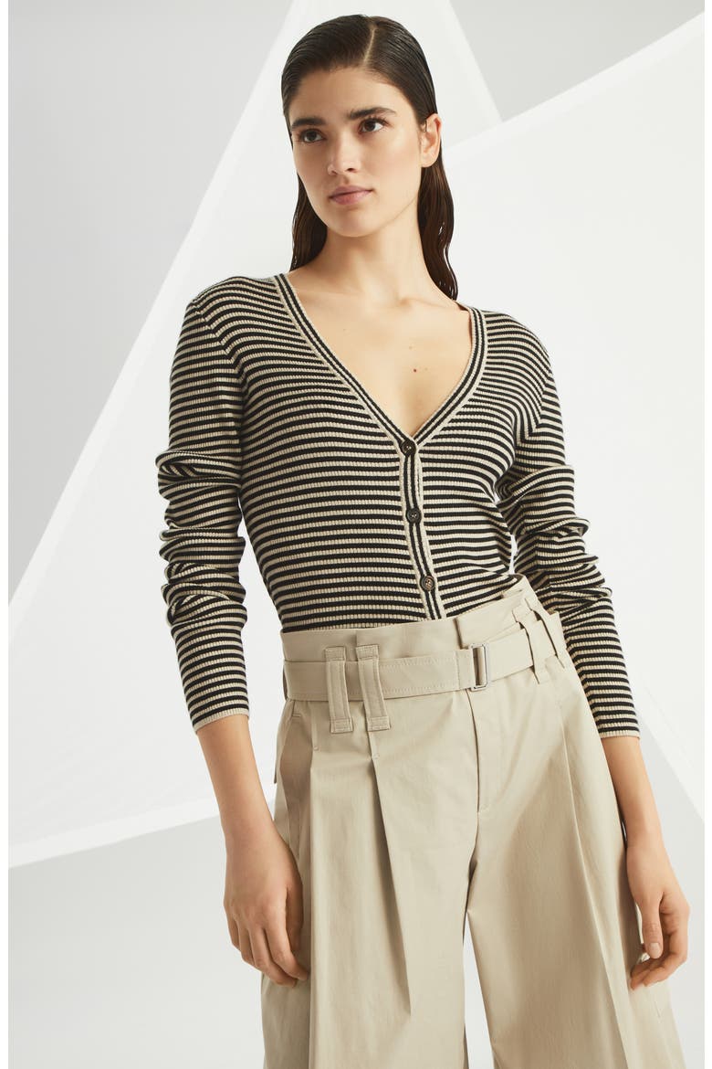 Lightweight cardigan, Alternate, color, Black