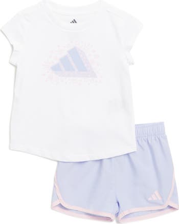 adidas Graphic T-Shirt & Shorts Set | Nordstromrack adidas Graphic T-Shirt & Shorts Set | Nordstromrack