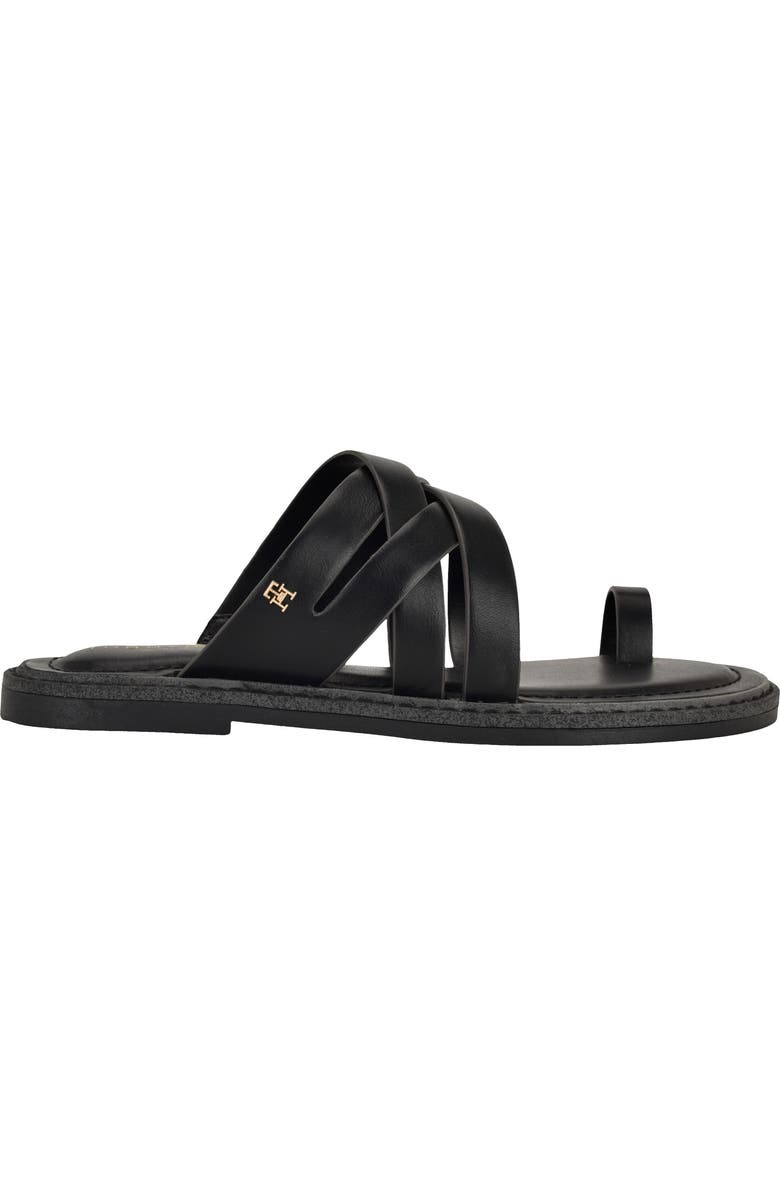Tommy Hilfiger Benett Sandal, Alternate, color, Black