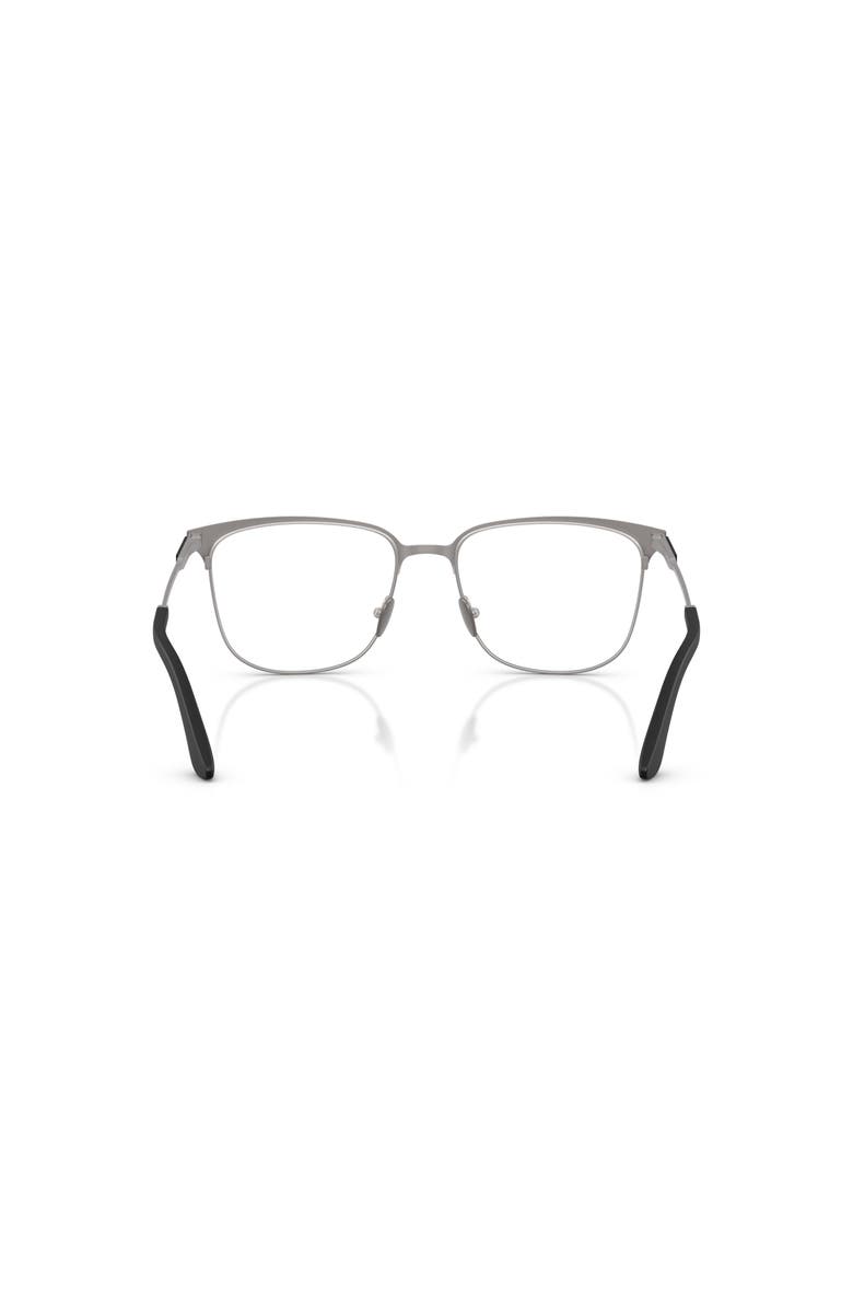 Giorgio Armani 55mm Rectangle optical glasses, Alternate, color, Black