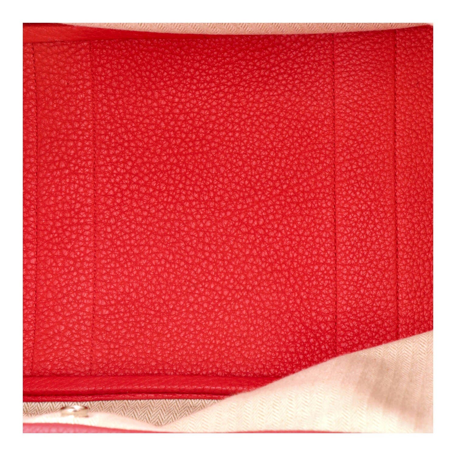 Garden Party Tote Leather 36, Alternate, color, Red