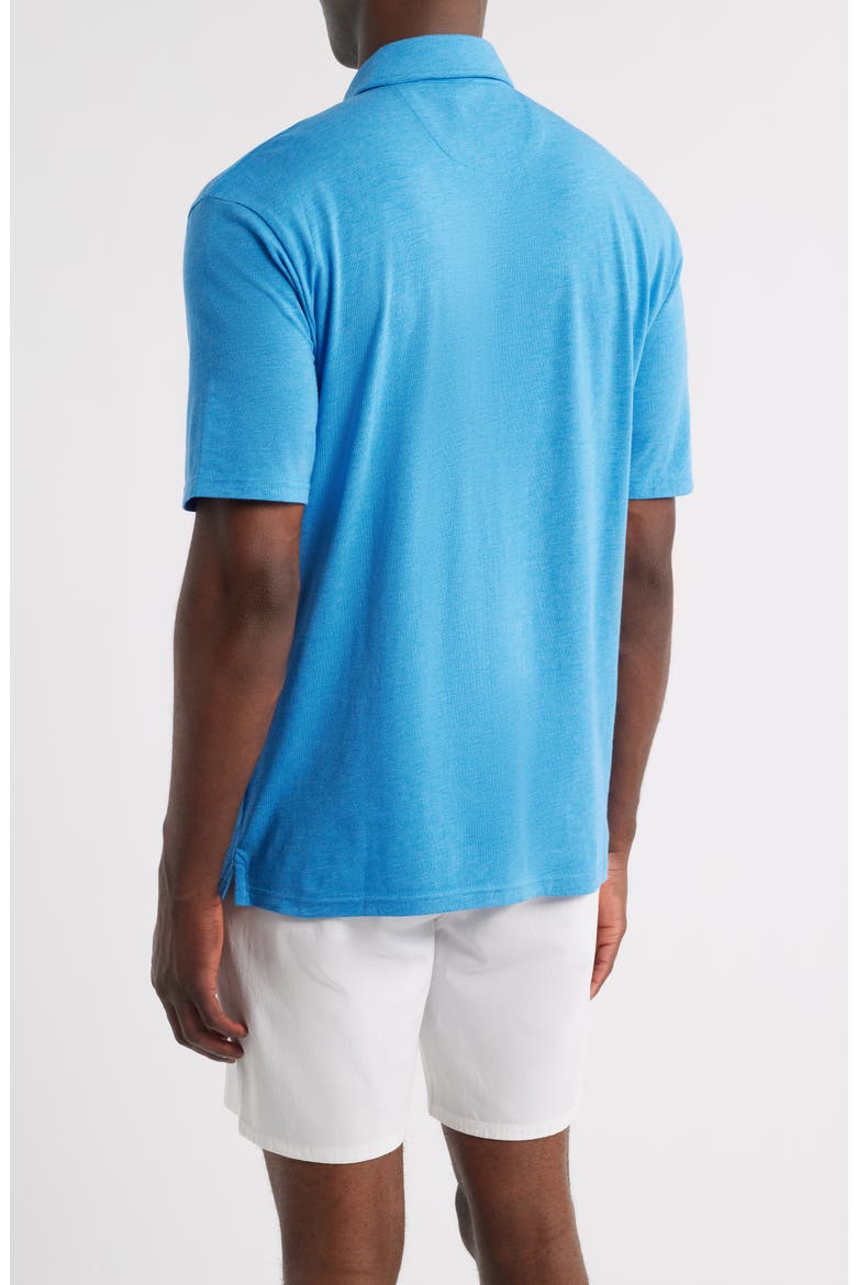 Heathered Original 2.0 Regular Fit Polo, Alternate, color, VENICE BLUE