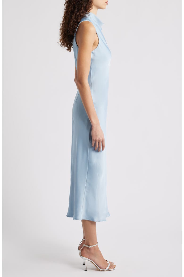 Cowl Neck Maxi Dress, Alternate, color, GLACIER