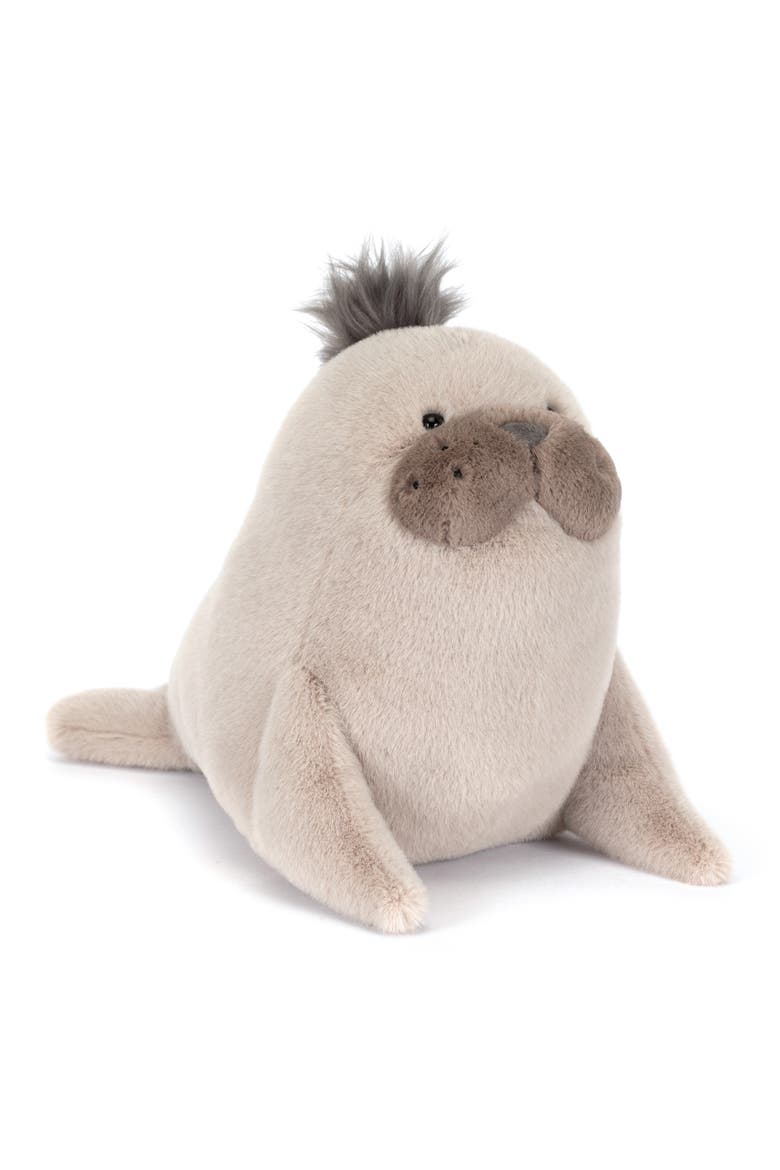 Roarwell Sea Lion Large Plushie, Main, color, GREY