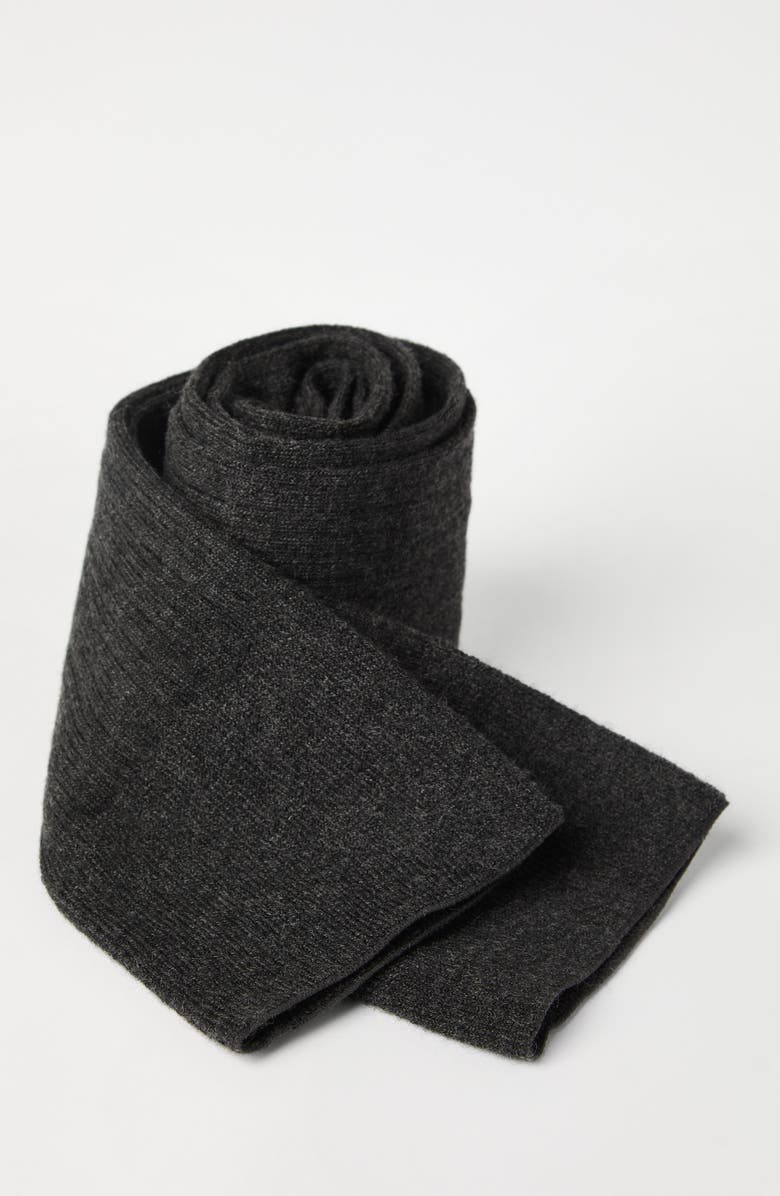 Brunello Cucinelli Cashmere knit socks, Alternate, color, Anthracite