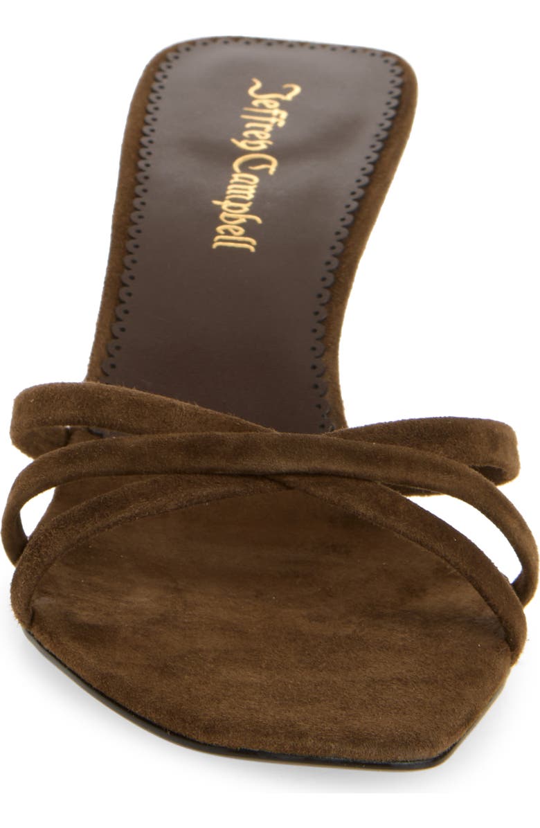 Jeffrey Campbell Nicoise Slide Sandal, Alternate, color, Brown Suede