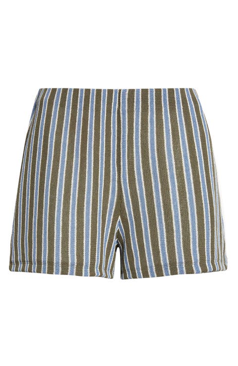 Vichi Stripe Knit Shorts