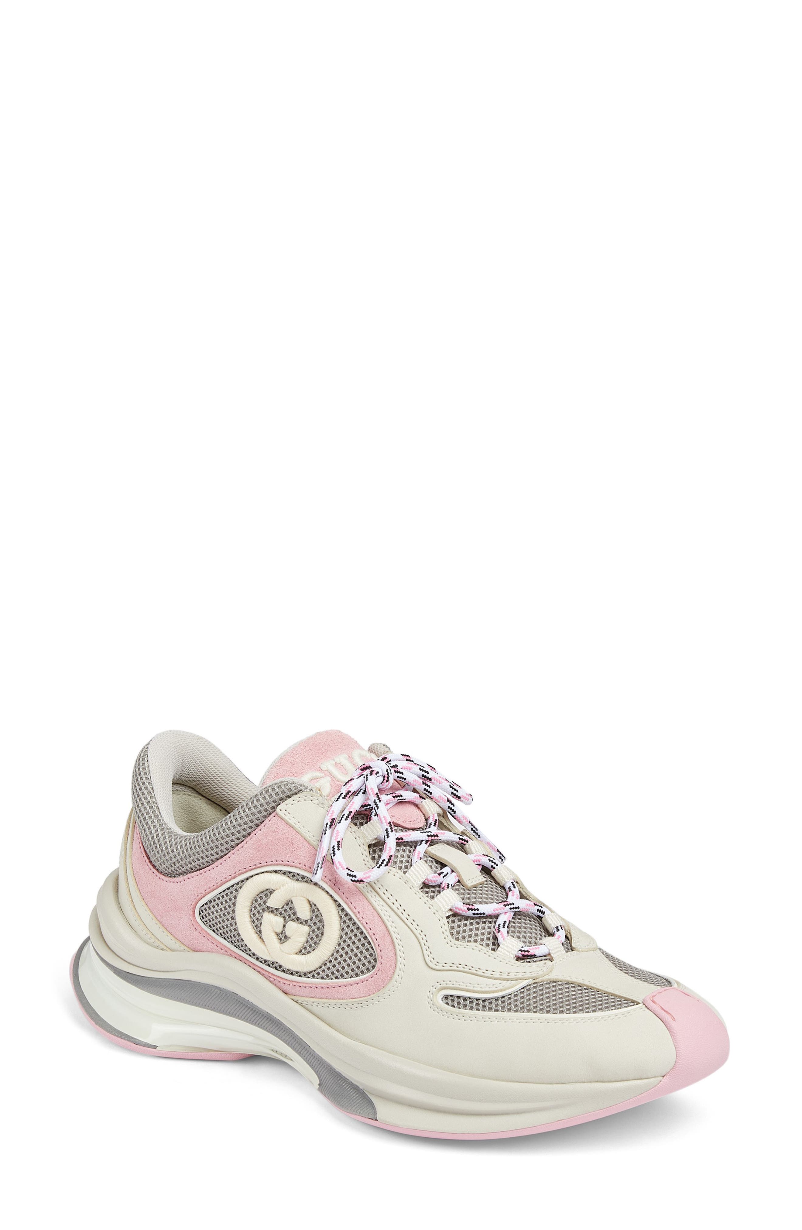 Gucci Run GG Logo Sneaker, Main, color, 