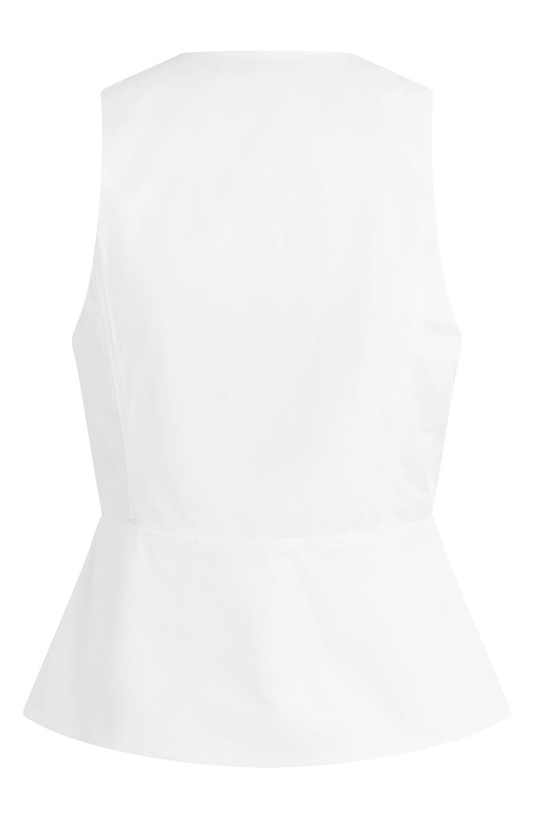 Hudson Jeans Laissez Vest, Alternate, color, White