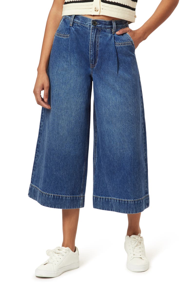 Scotch & Soda The Wave Crop Wide Leg Jeans, Main, color, 