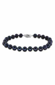 Cultured Black Pearl Bracelet, 6–6.5mm