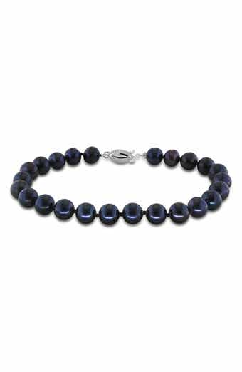 Cultured Black Pearl Bracelet, 6–6.5mm