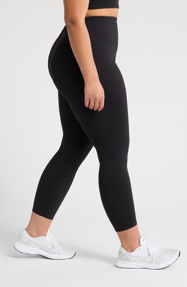 Zella Live In High Waist 7/8 Leggings, Alternate, color, Black