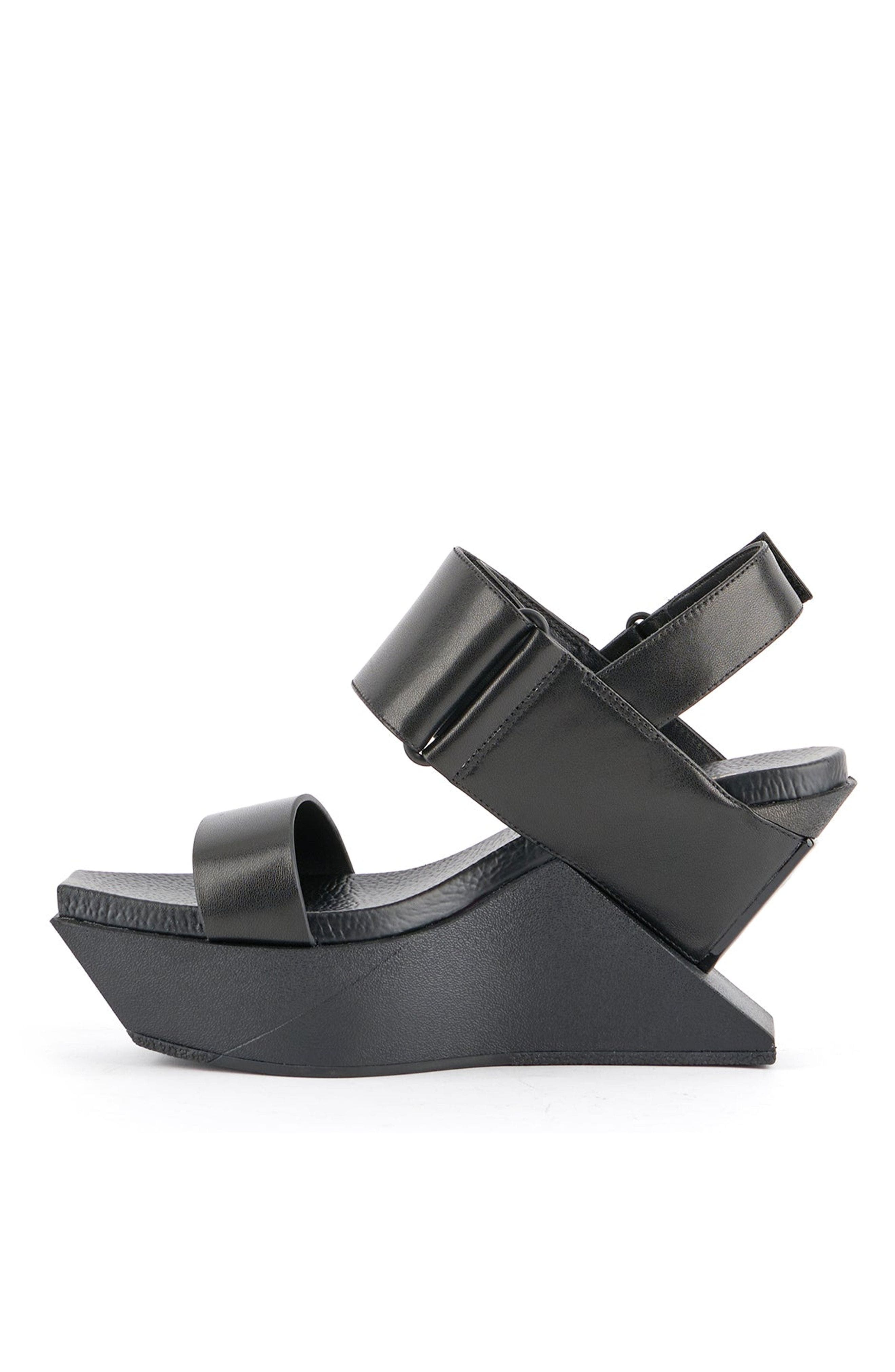 United Nude Delta Wedge Sandal, Alternate, color, Black