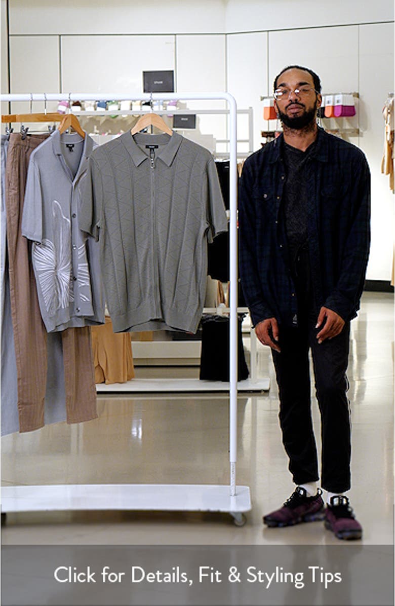 Tay Pointelle Short Sleeve Zip-Up Cardigan, sales video thumbnail