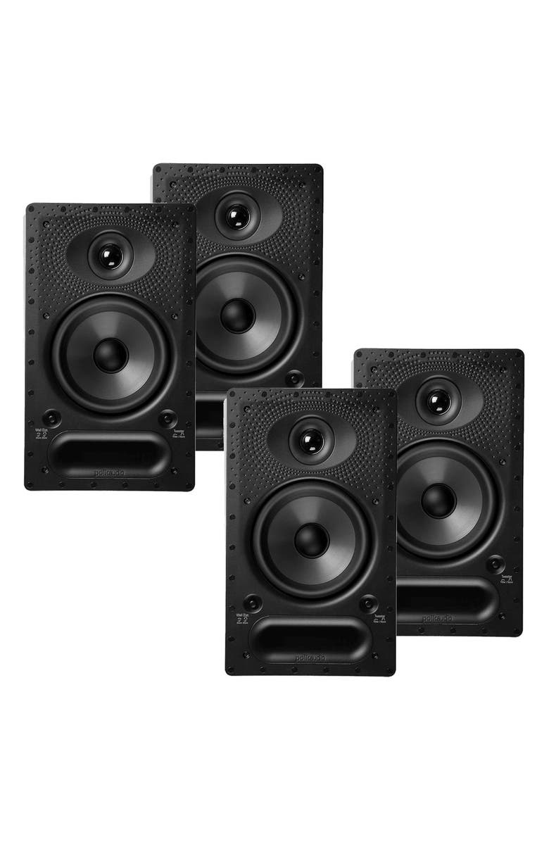Polk Audio 65-RT Vanishing In Wall Speakers - 4 Pack, Main, color, White