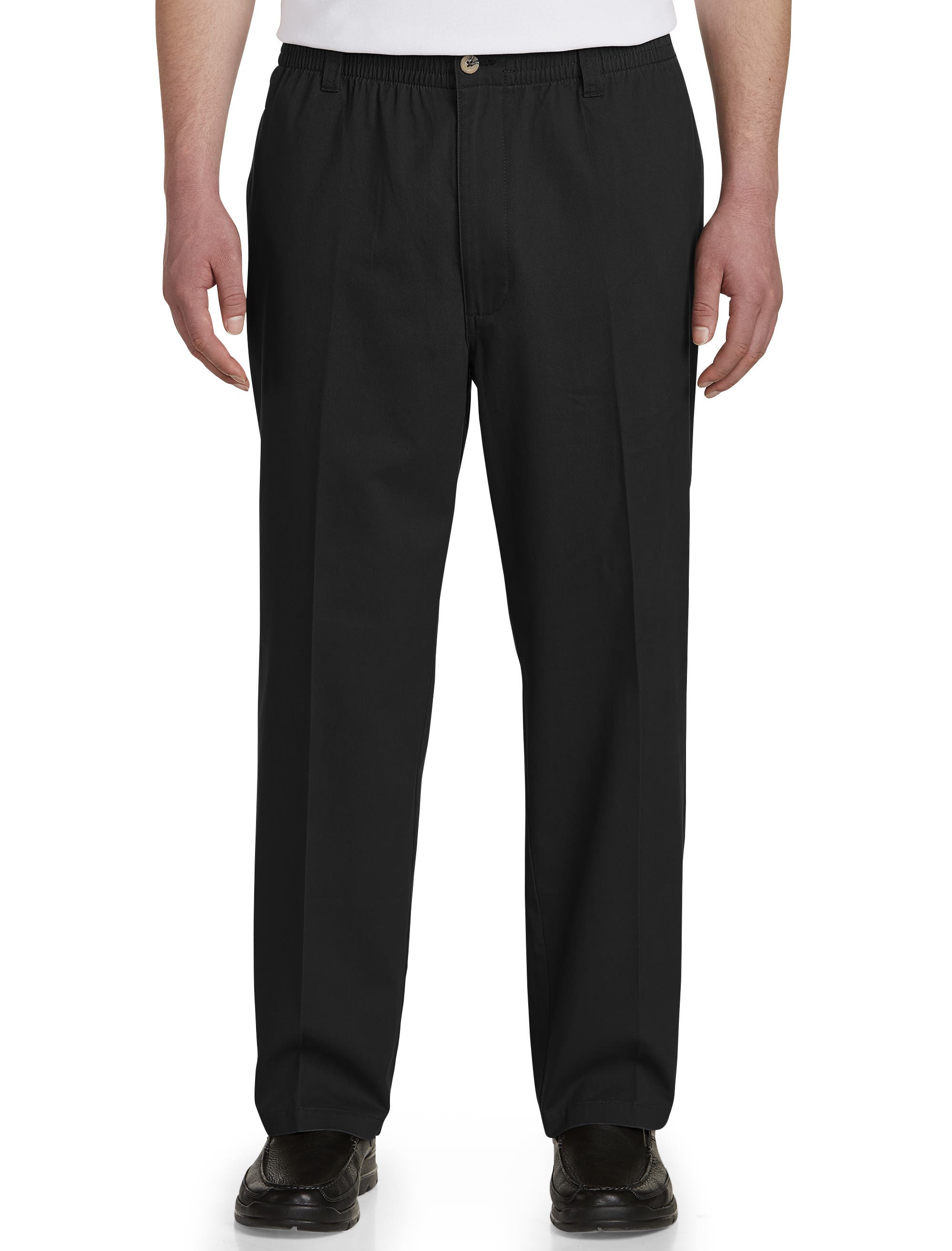 Big & Tall Elastic-Waist Pants