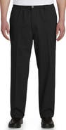 Harbor Bay by DXL Big & Tall Elastic-Waist Pants