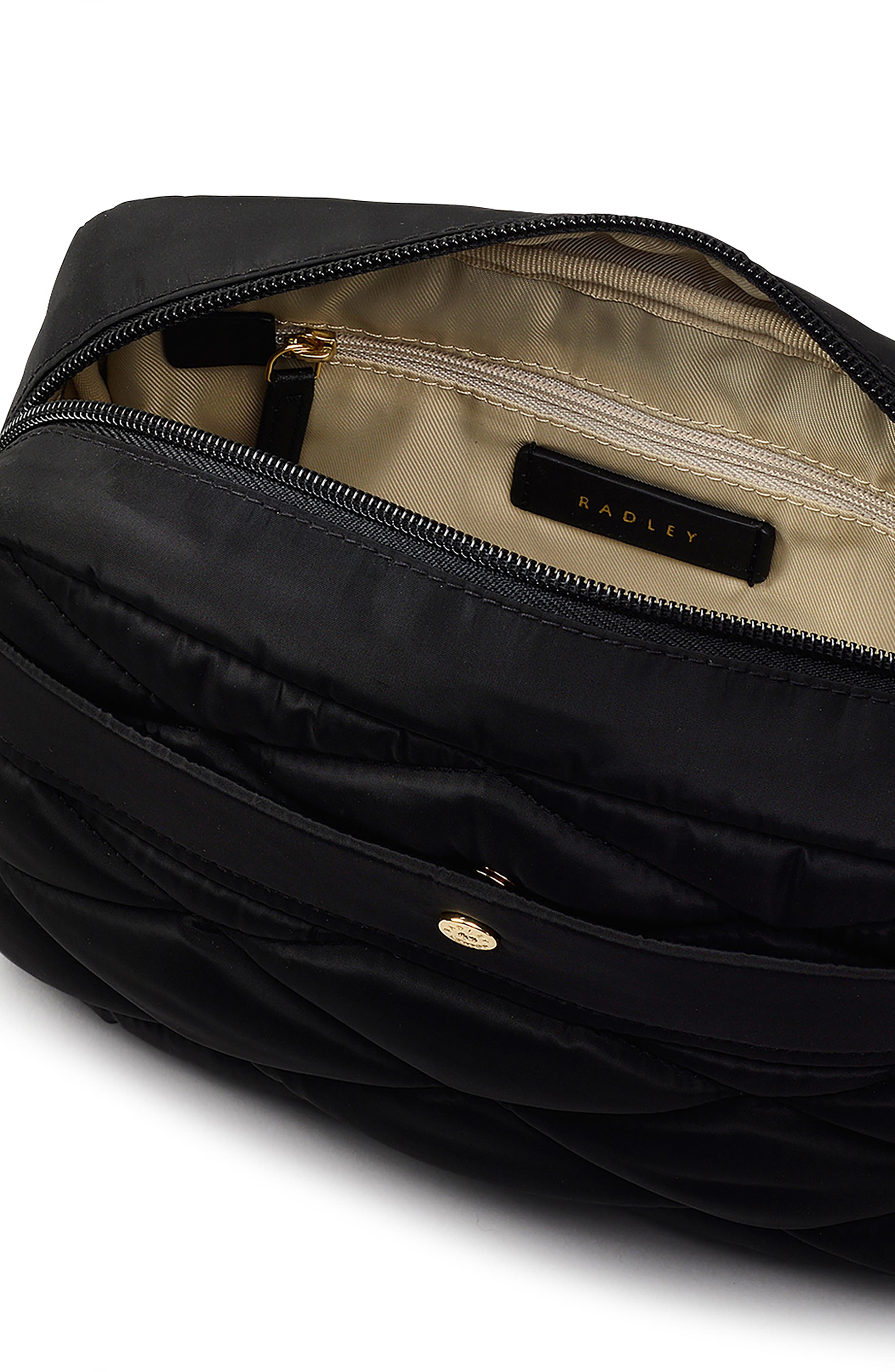 Radley Haymarket Lane Recycled Polyester Crossbody Bag, Alternate, color, Black