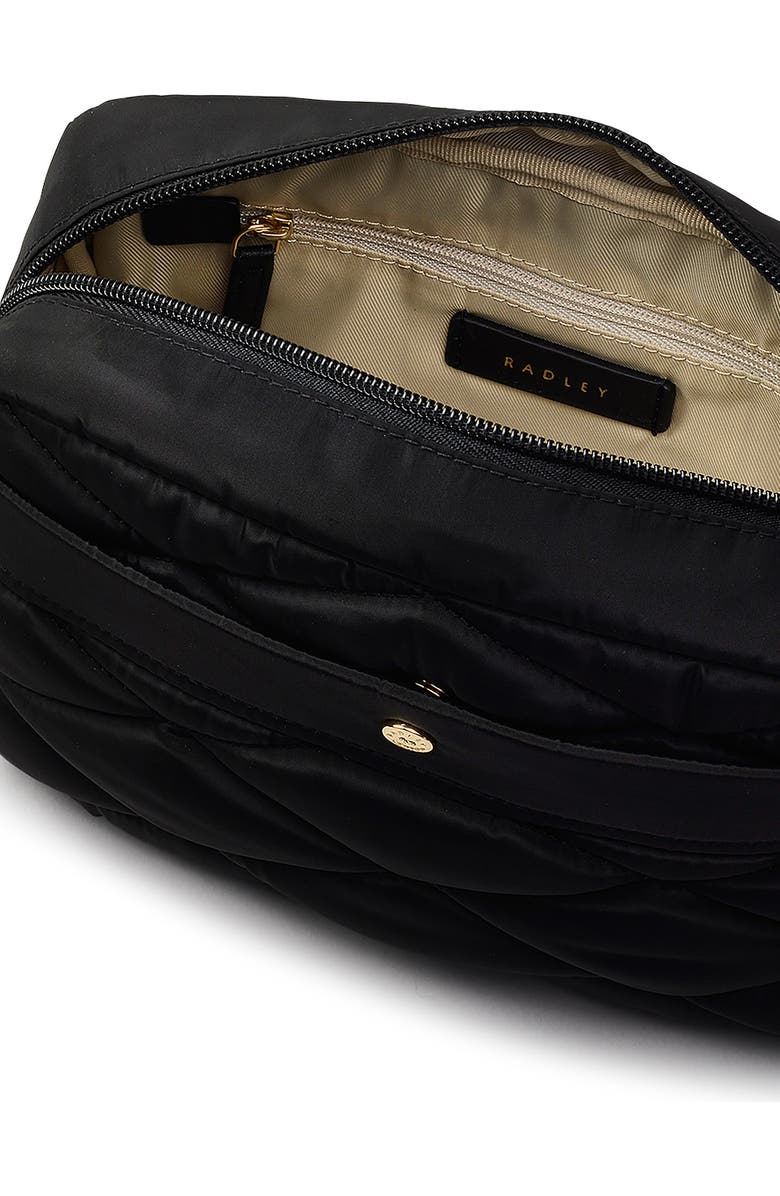 Radley Haymarket Lane Recycled Polyester Crossbody Bag, Alternate, color, Black