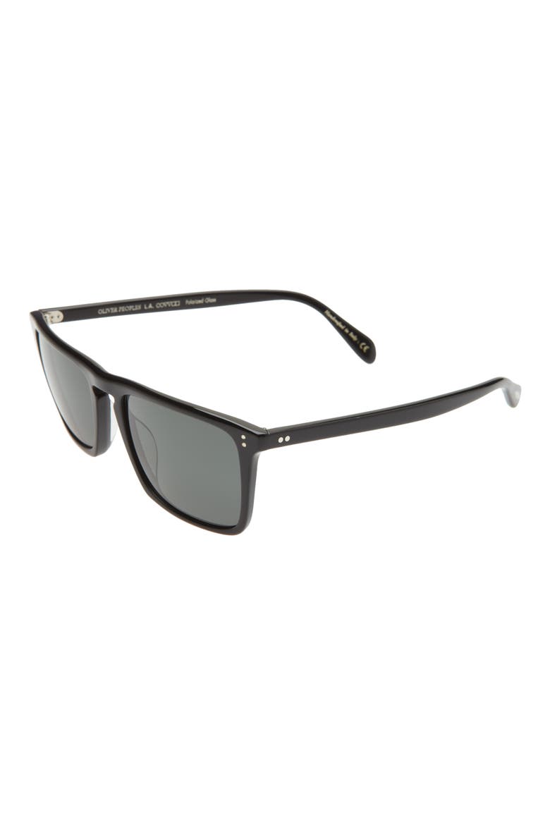 Oliver Peoples Bernardo 56mm Polarized Square Sunglasses (Men