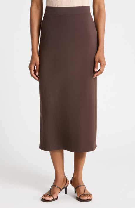 Vince Pull-On Midi Skirt