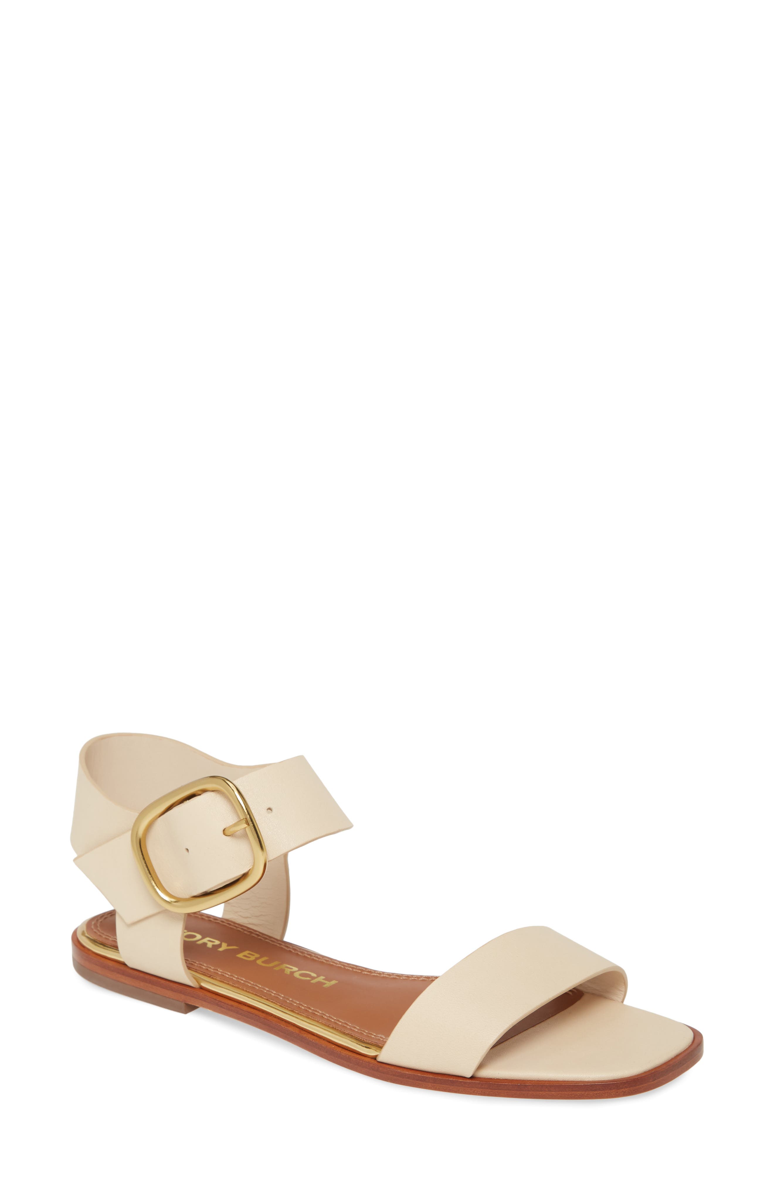 Selby Flat Sandal, Main, color, DULCE DE LECHE