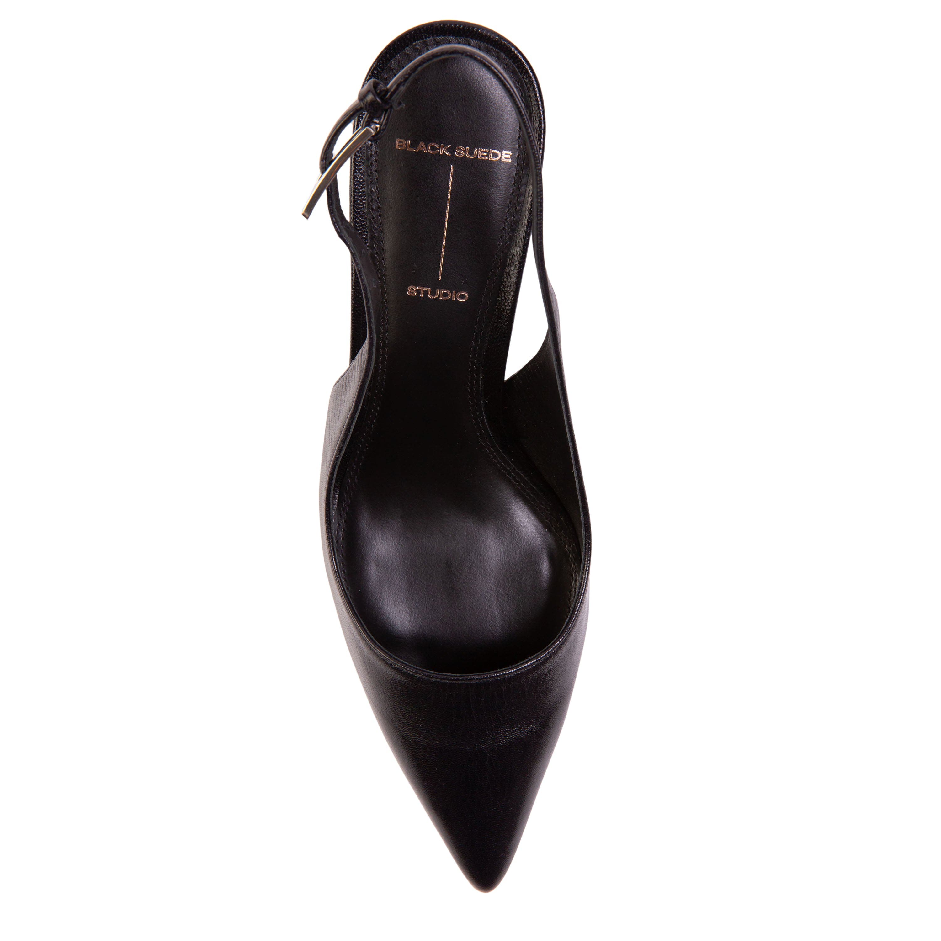 Branca 65 Slingback Pump, Alternate, color, Black Leather