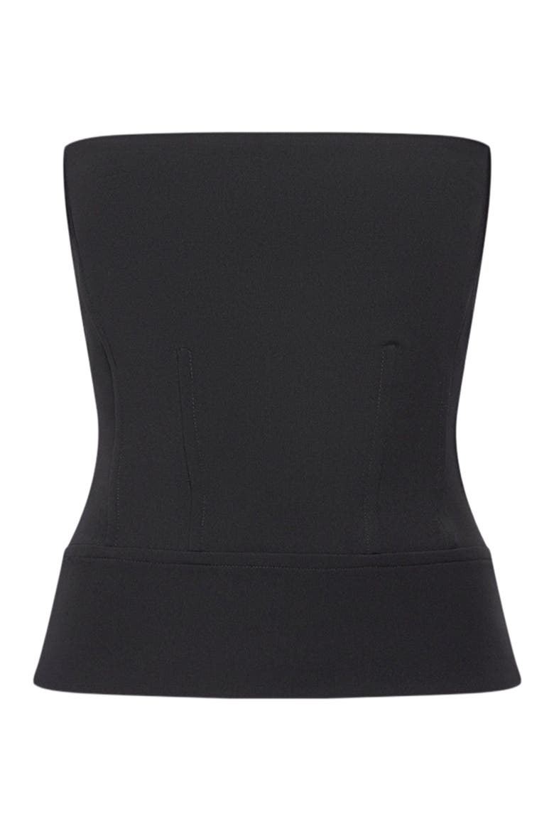 Architectural Bustier, Alternate, color, Black