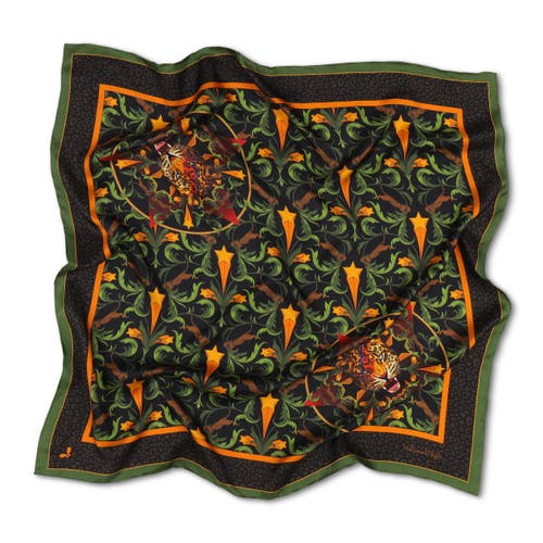 Henelle Large Silk Scarf In Hollywood Nights