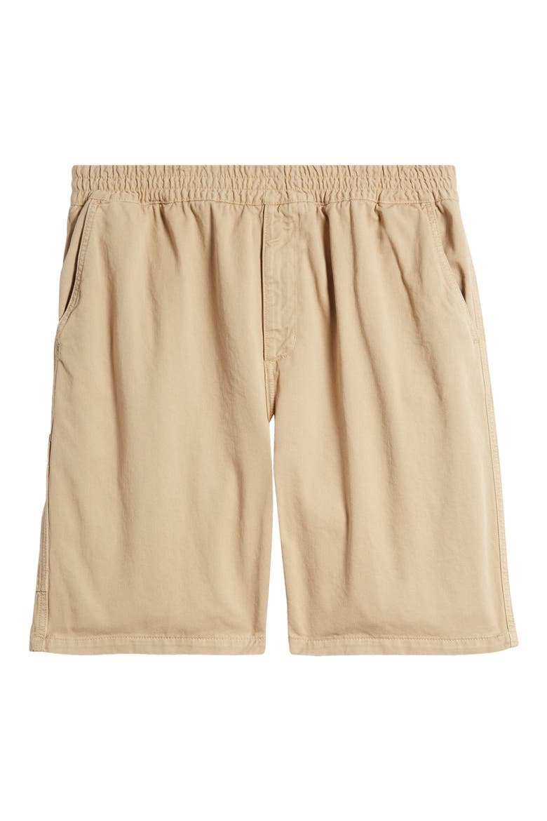 Flint Organic Cotton Twill Shorts, Alternate, color, WALL GARMENT DYED